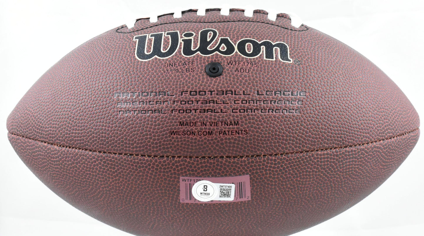 Quinshon Judkins Autographed NFL Super Grip Football