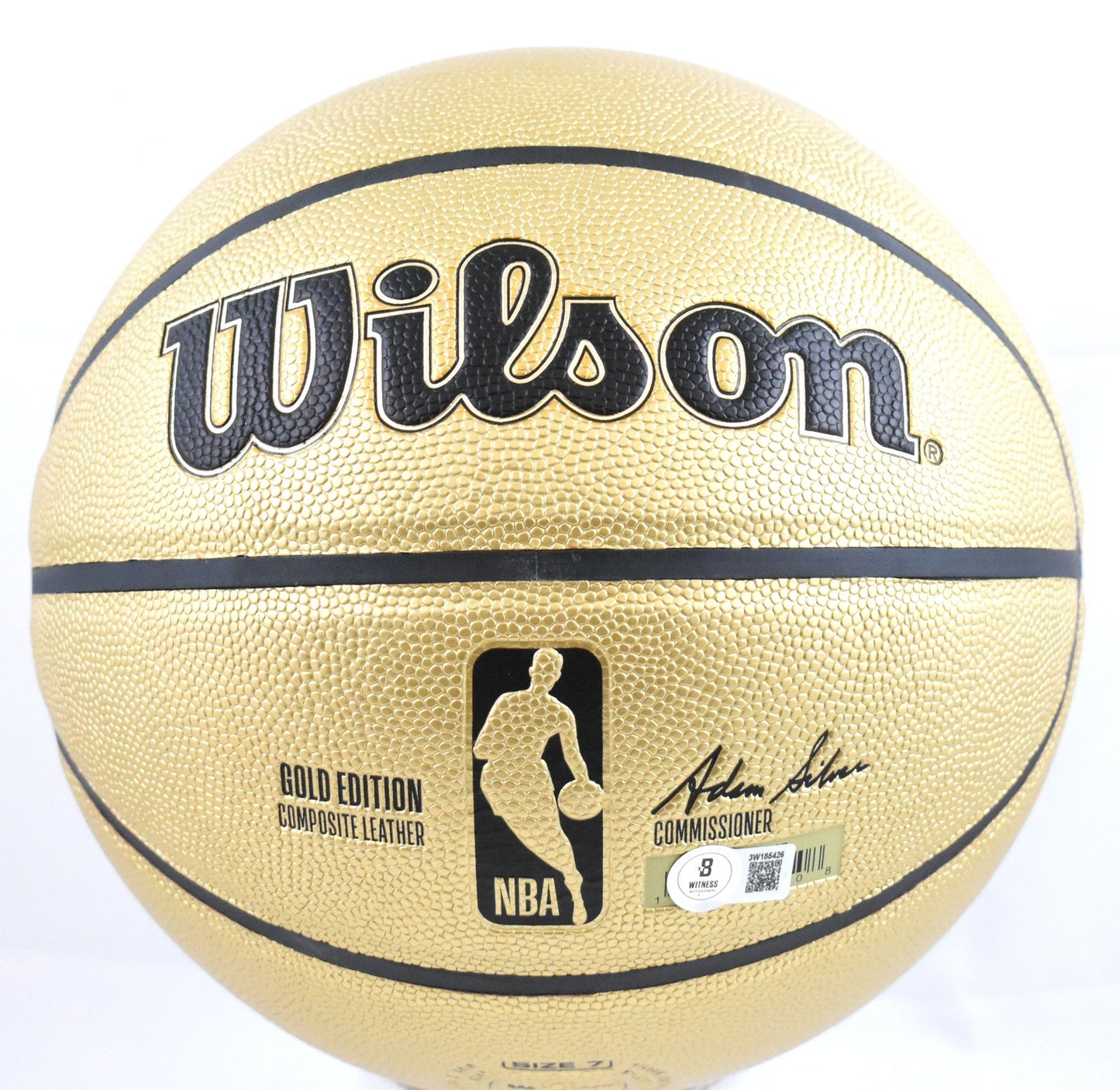 Julius Erving Signed NBA Wilson Gold Edition Basketball