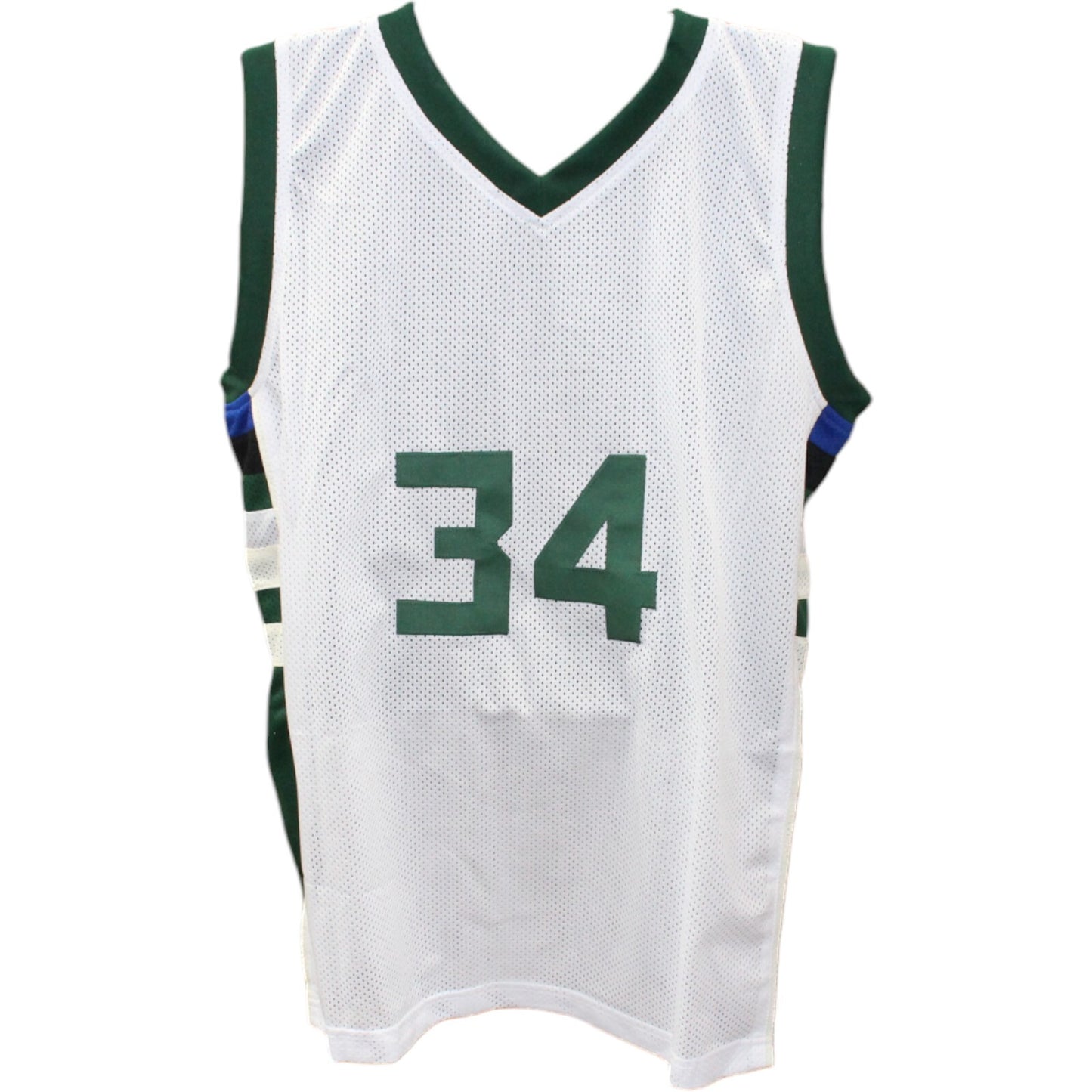 Giannis Antetokounmpo Autographed Pro Style White Jersey (JSA)