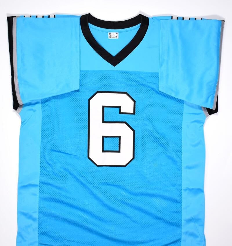Baker Mayfield Signed Carolina Panthers Custom Blue Jersey