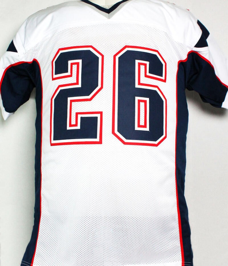 Sony Michel Autographed White Custom Jersey - SB Champs Inscription