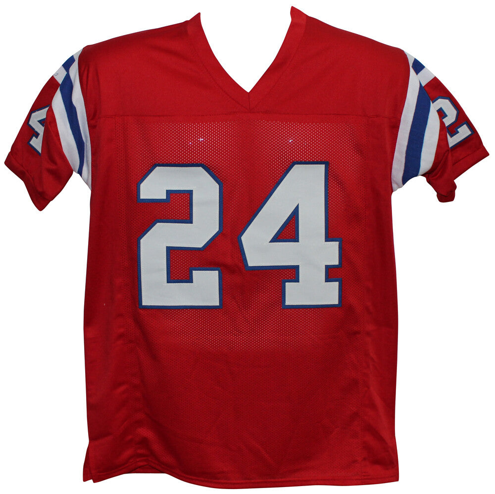 Ty Law Signed New England Patriots Red Custom Jersey Beckett Authentication