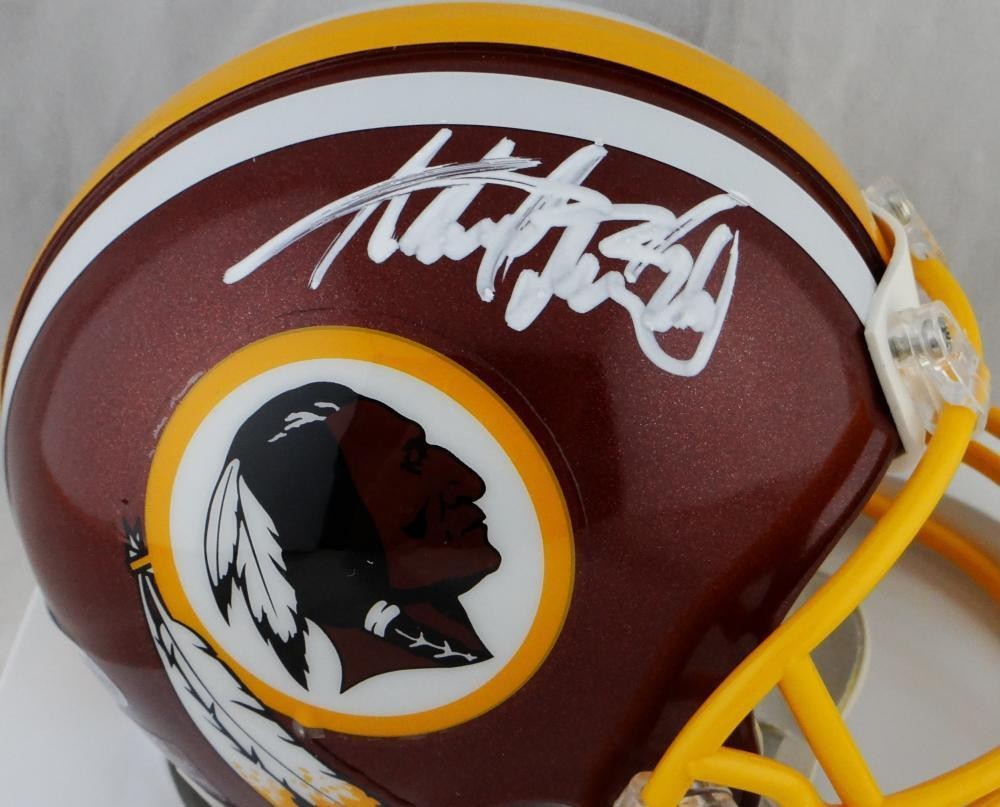 Adrian Peterson Signed Washington Mini Helmet - White