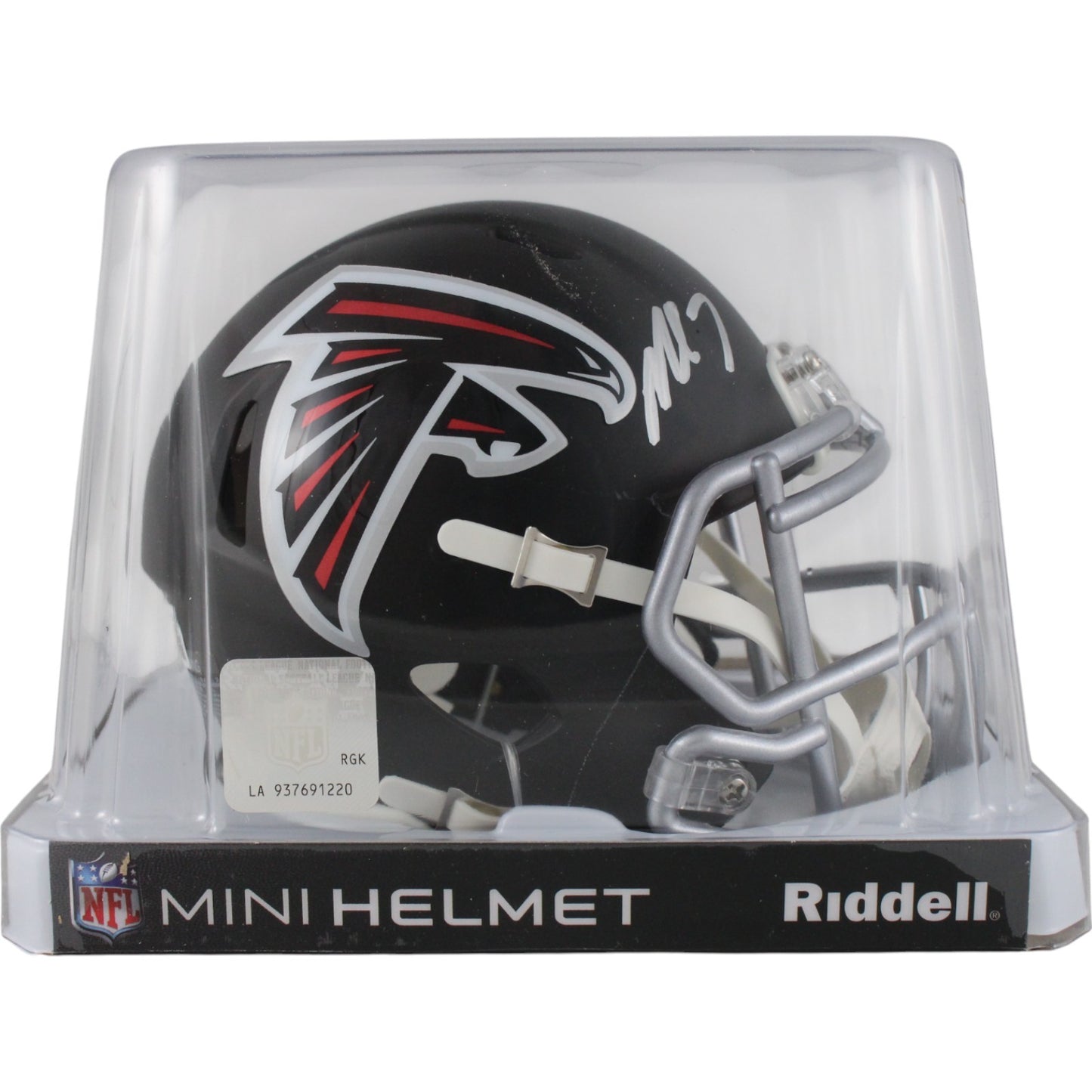 Michael Vick Atlanta Falcons Signed Speed Mini Helmet (Beckett Witness)