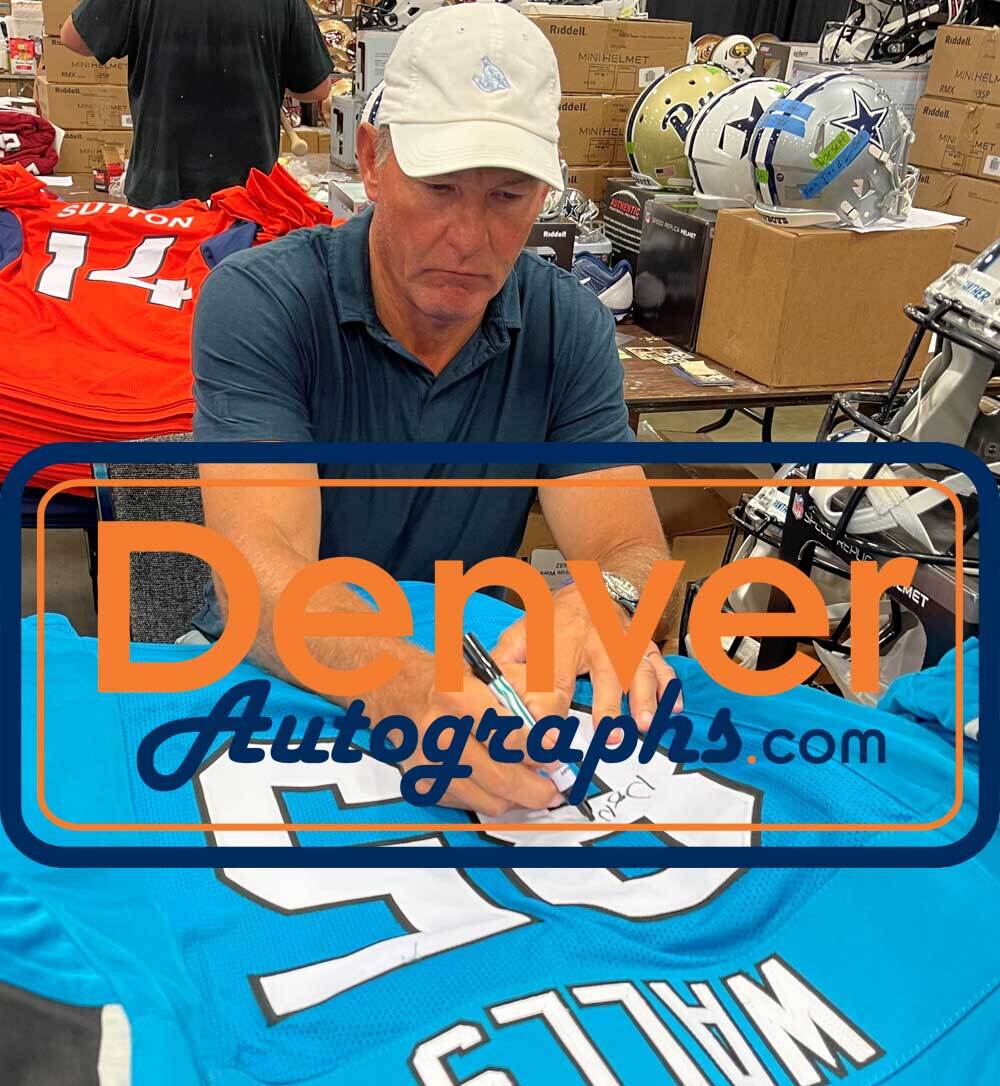 Wesley Walls Signed Custom Football Jersey - Beckett