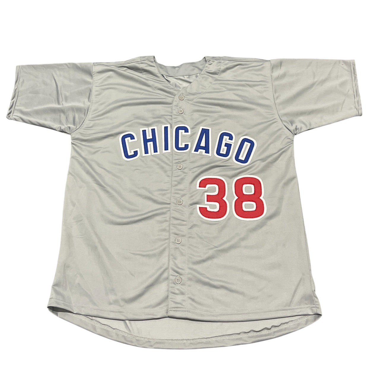 Mike Montgomery Chicago Cubs Signed Custom Grey Jersey