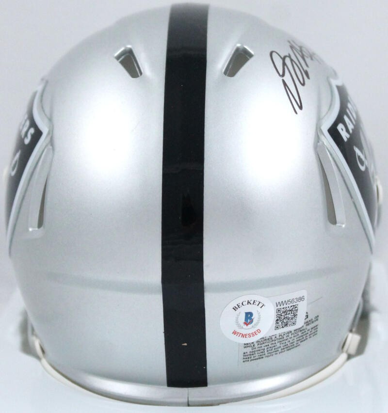 Davante Adams Autographed Las Vegas Raiders Mini Helmet