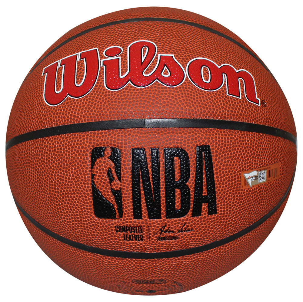 Lonzo Ball Signed Chicago Bulls Wilson Basketball (Go Bulls Inscription)
