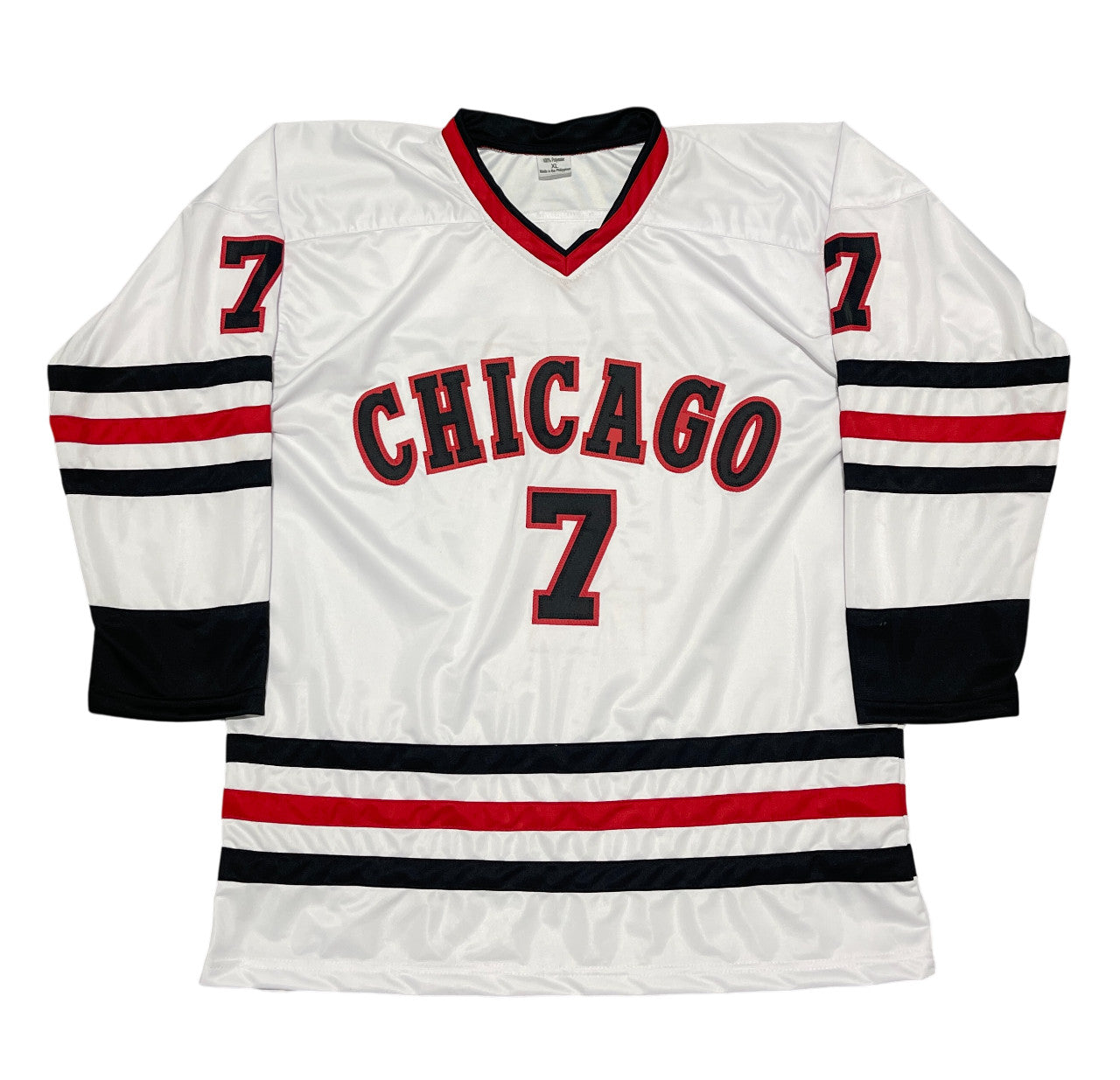 Chris Chelios Signed Chicago Custom Hockey Jersey HOF 2013 BAS