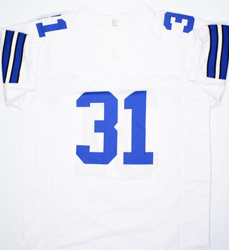 Roy Williams Autographed White Custom Jersey