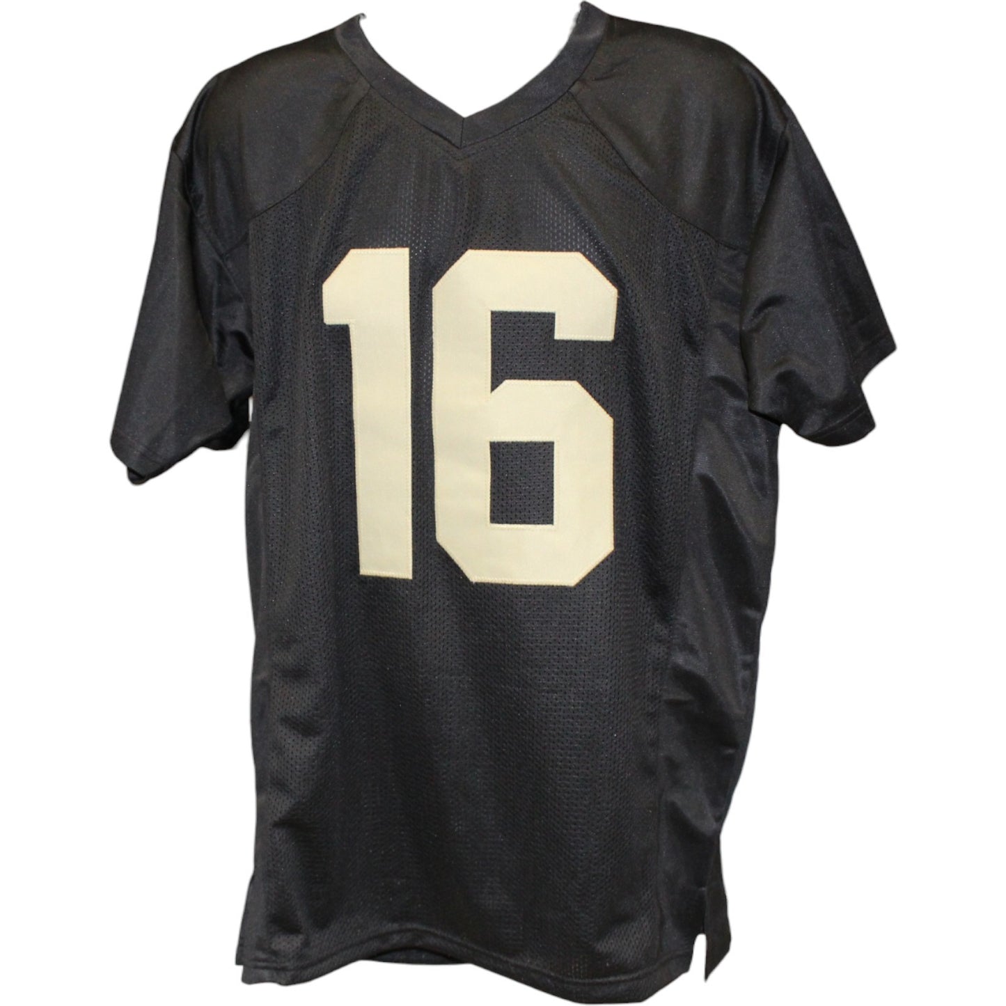 Aidan O'Connell Autographed College Style Black Jersey (Beckett Witness)