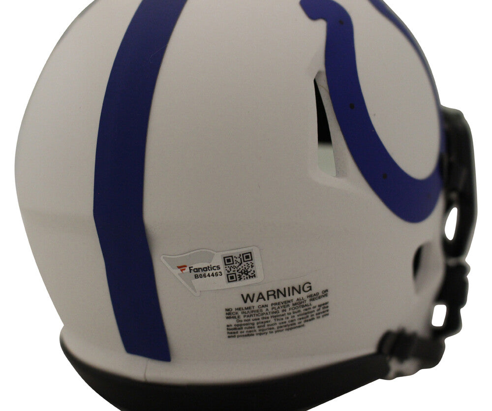 Carson Wentz Indianapolis Colts Signed Fanatics Lunar Mini Helmet