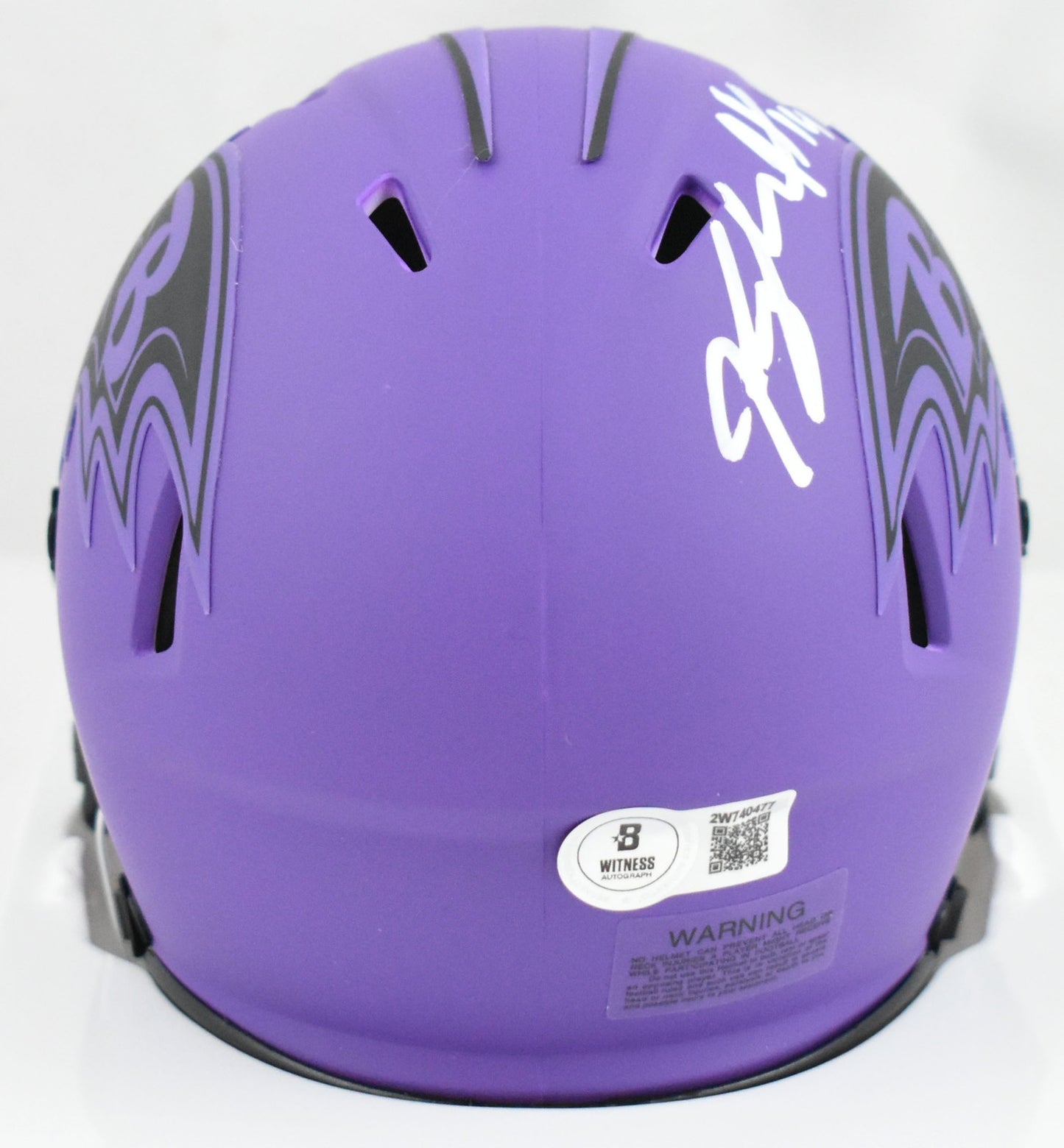 Kyle Hamilton Autographed Baltimore Ravens Rave Speed Mini Helmet