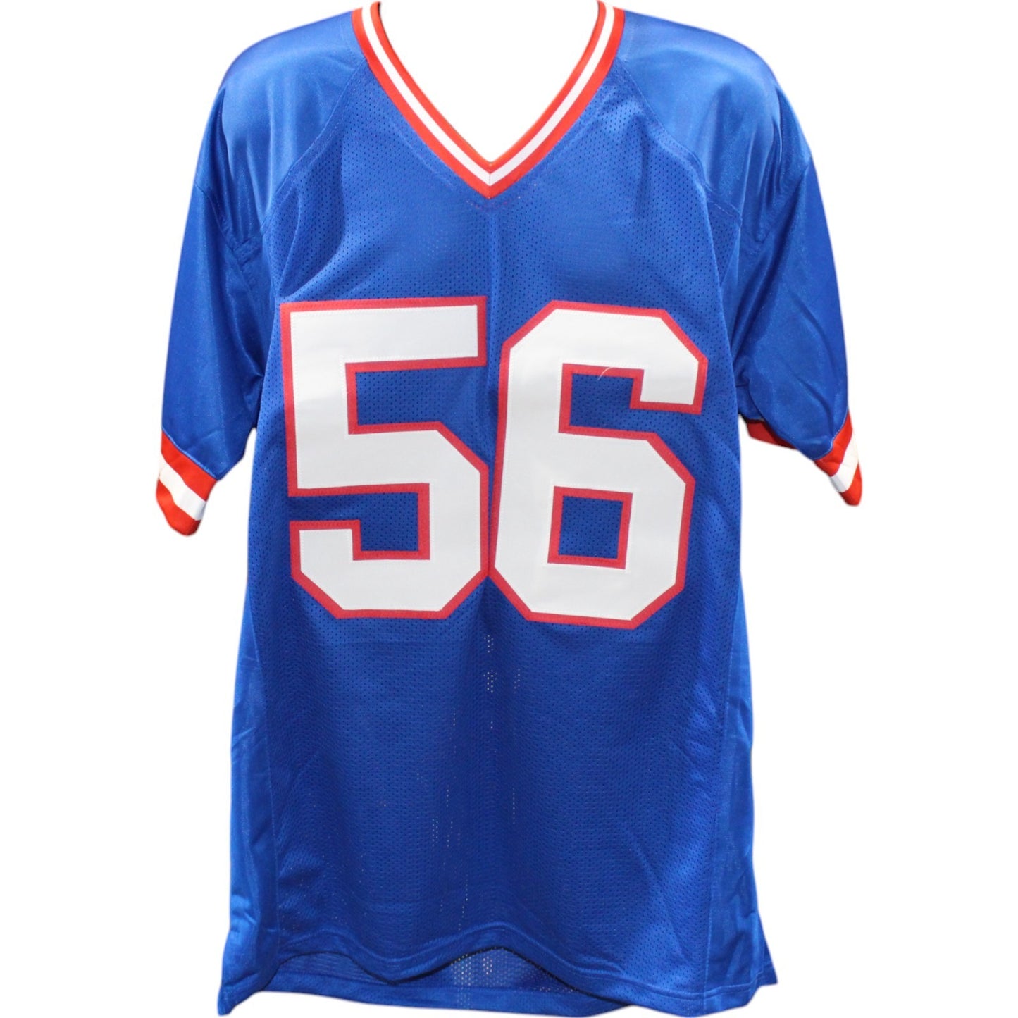 Lawrence Taylor Autographed Blue Custom Jersey