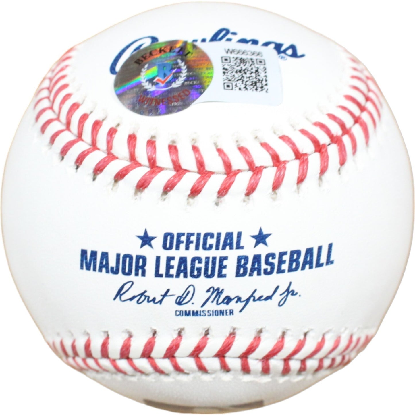 Corbin Bernsen Signed Baseball Inscribed "Strike This..." Beckett BAS