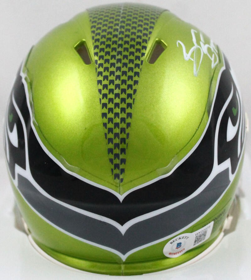 Brian Bosworth Signed Seattle Seahawks Flash Speed Mini Helmet