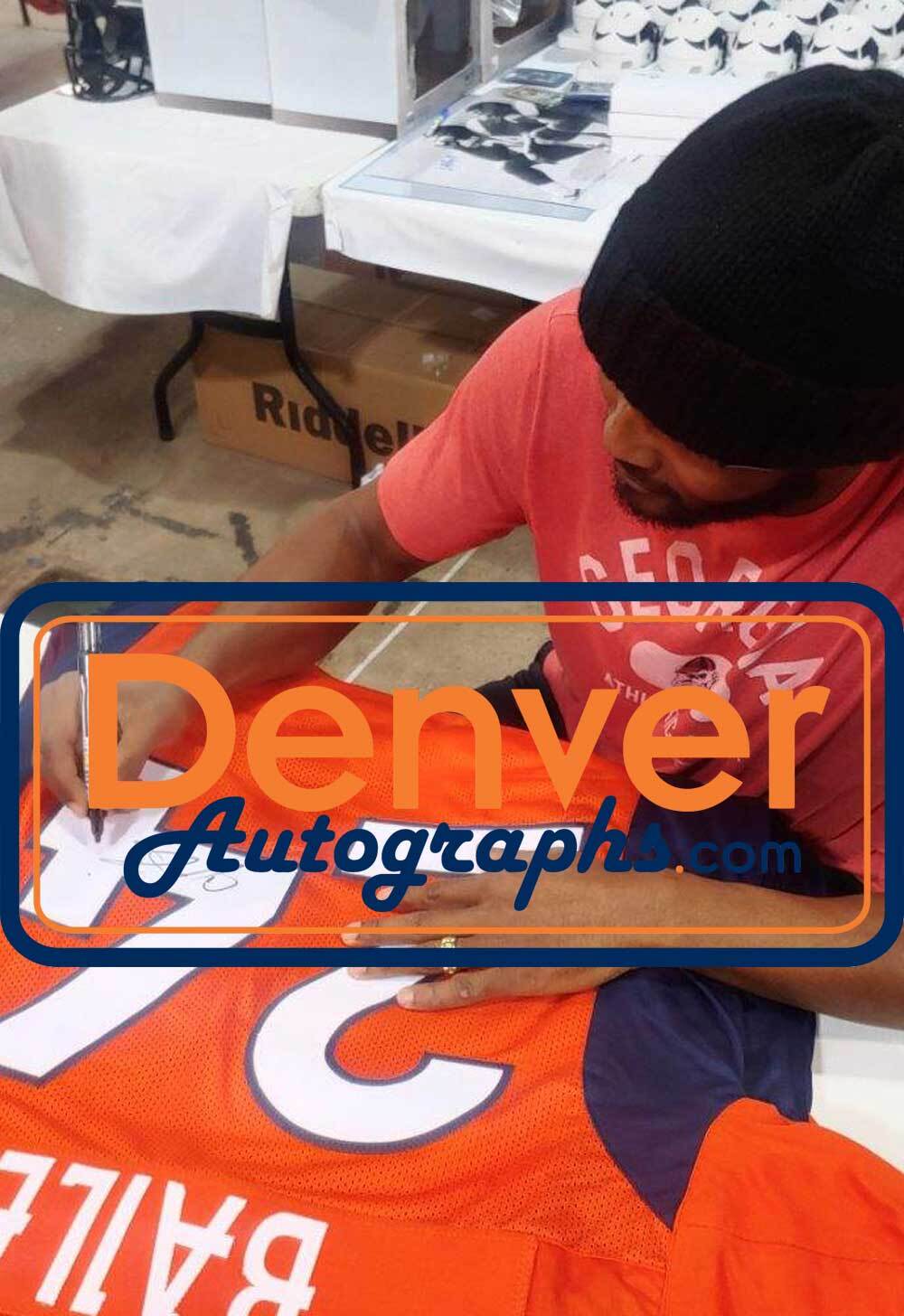 Champ Bailey Autographed Denver Broncos Pro Style Jersey
