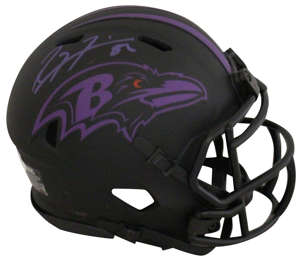 Ray Lewis Baltimore Ravens Autographed Eclipse Mini Helmet