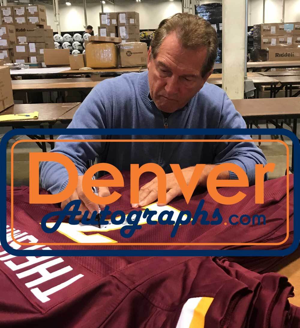Joe Theismann Autographed Washington Red Custom Pro Style Jersey