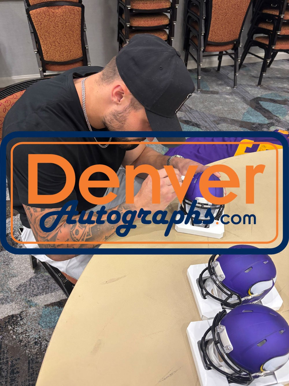 Blake Cashman Autographed Minnesota Vikings Mini Helmet