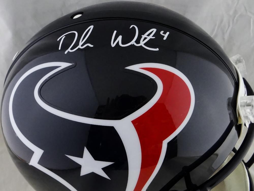 Deshaun Watson Signed Houston Texans Full Size Proline Helmet - White