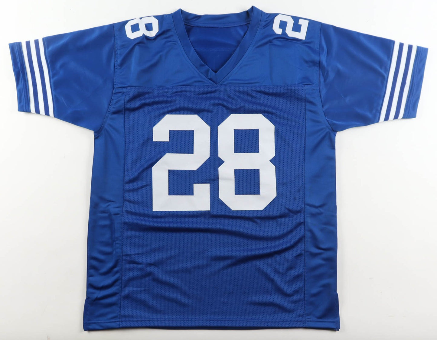 Jonathan Taylor Autographed Indianapolis Colts Custom Jersey (Blue)