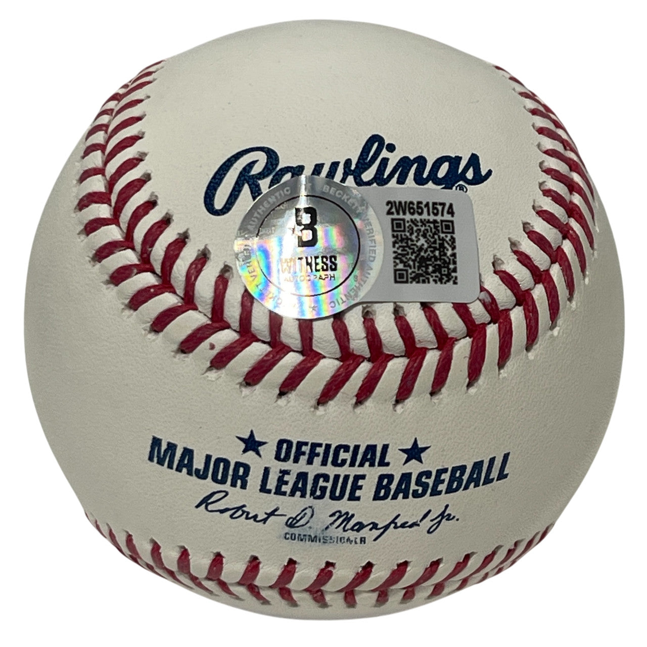 Robin Ventura Signed Rawlings Official Major League Baseball (BAS COA)