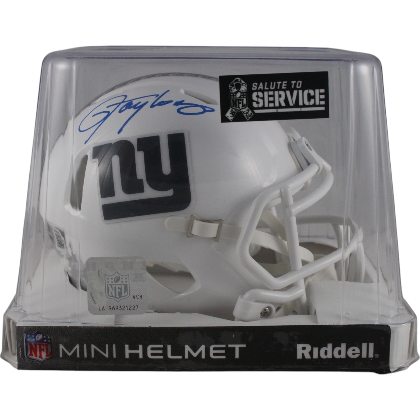 Lawrence Taylor Signed New York Giants 2024 Salute to Service Mini Helmet