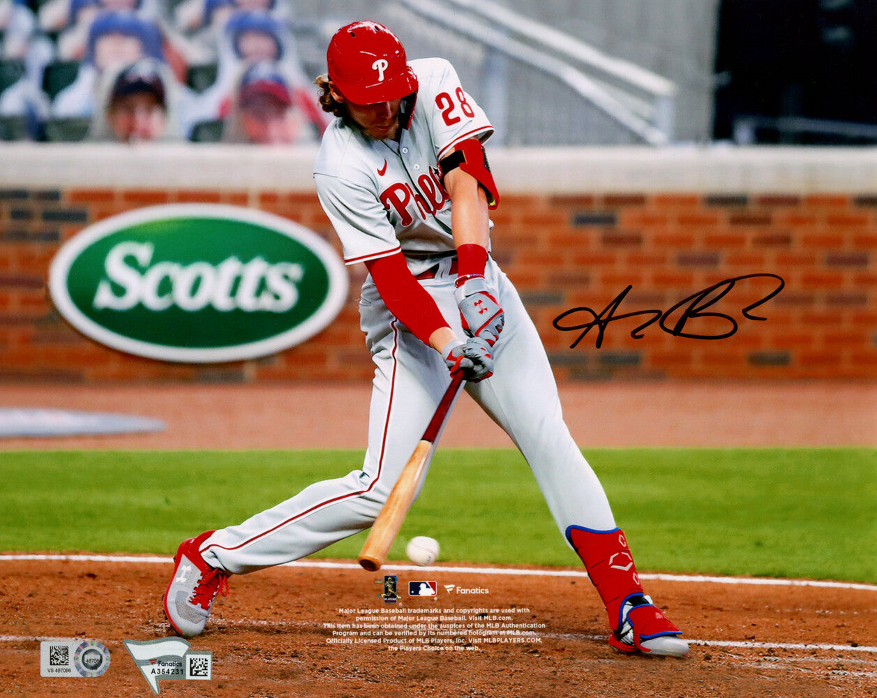 Alec Bohm Autographed 8x10 Photograph Philadelphia Phillies