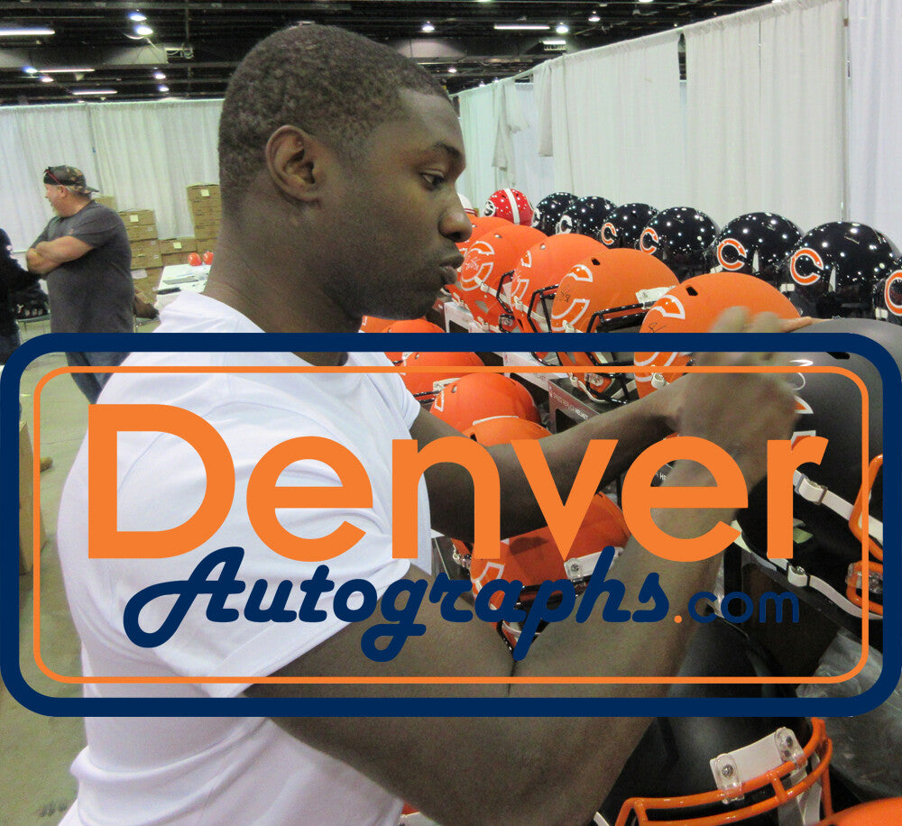 Roquan Smith Autographed Chicago Bears Black Matte Replica Helmet