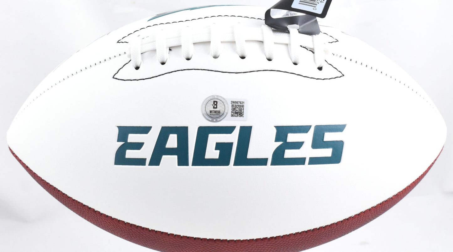 Eric Allen Autographed Philadelphia Eagles Logo Football