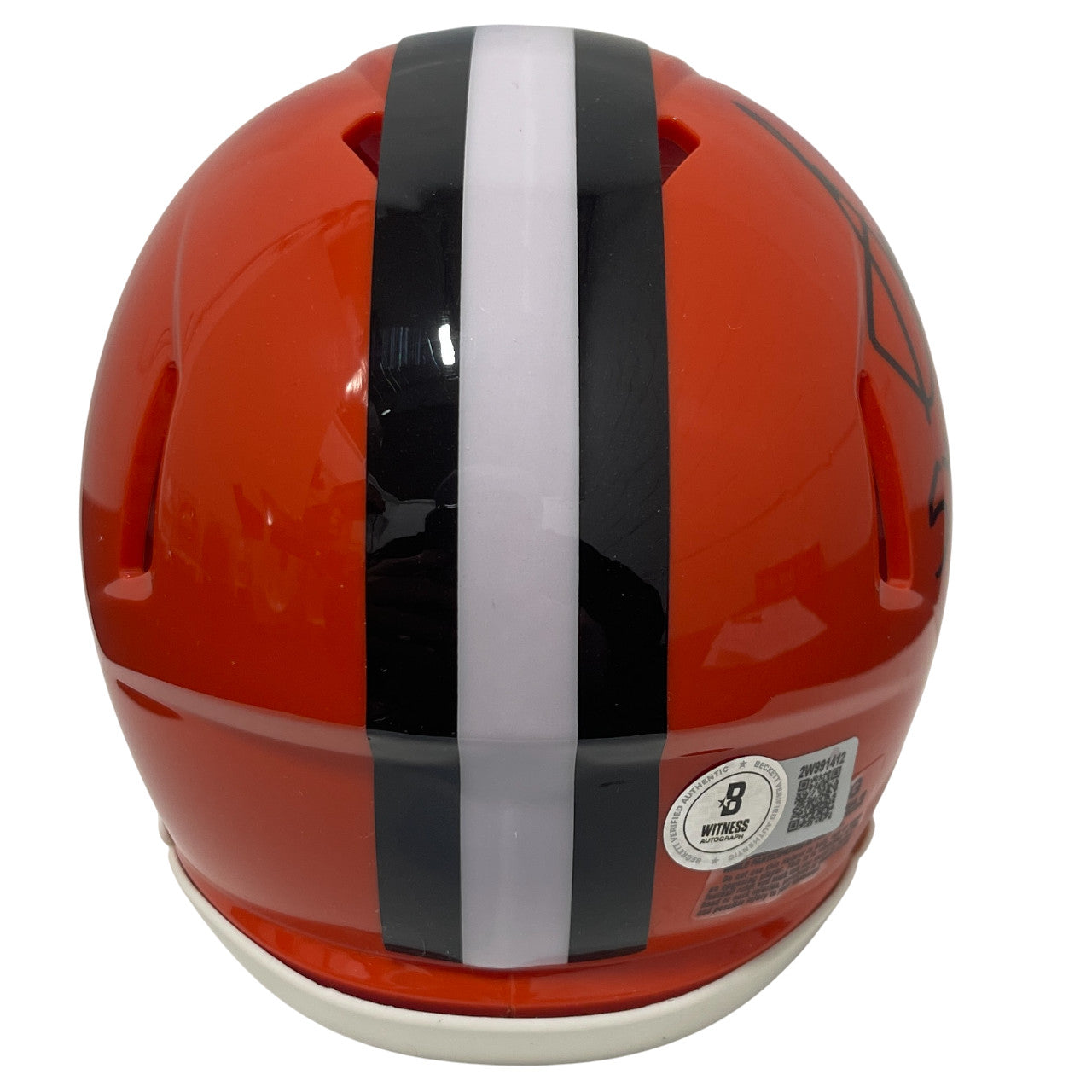 Greg Pruitt Signed Cleveland Browns Throwback Mini Helmet 5x Pro Bowl