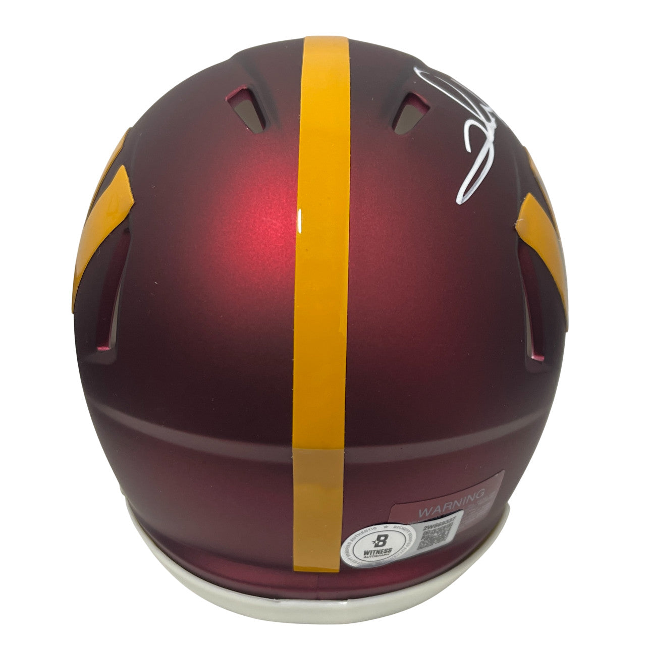 Clinton Portis Signed Washington Speed Mini Helmet Beckett Witnessed