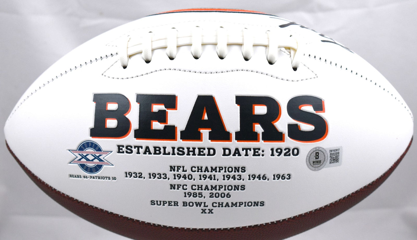 DJ Moore Autographed Chicago Bears Logo Football