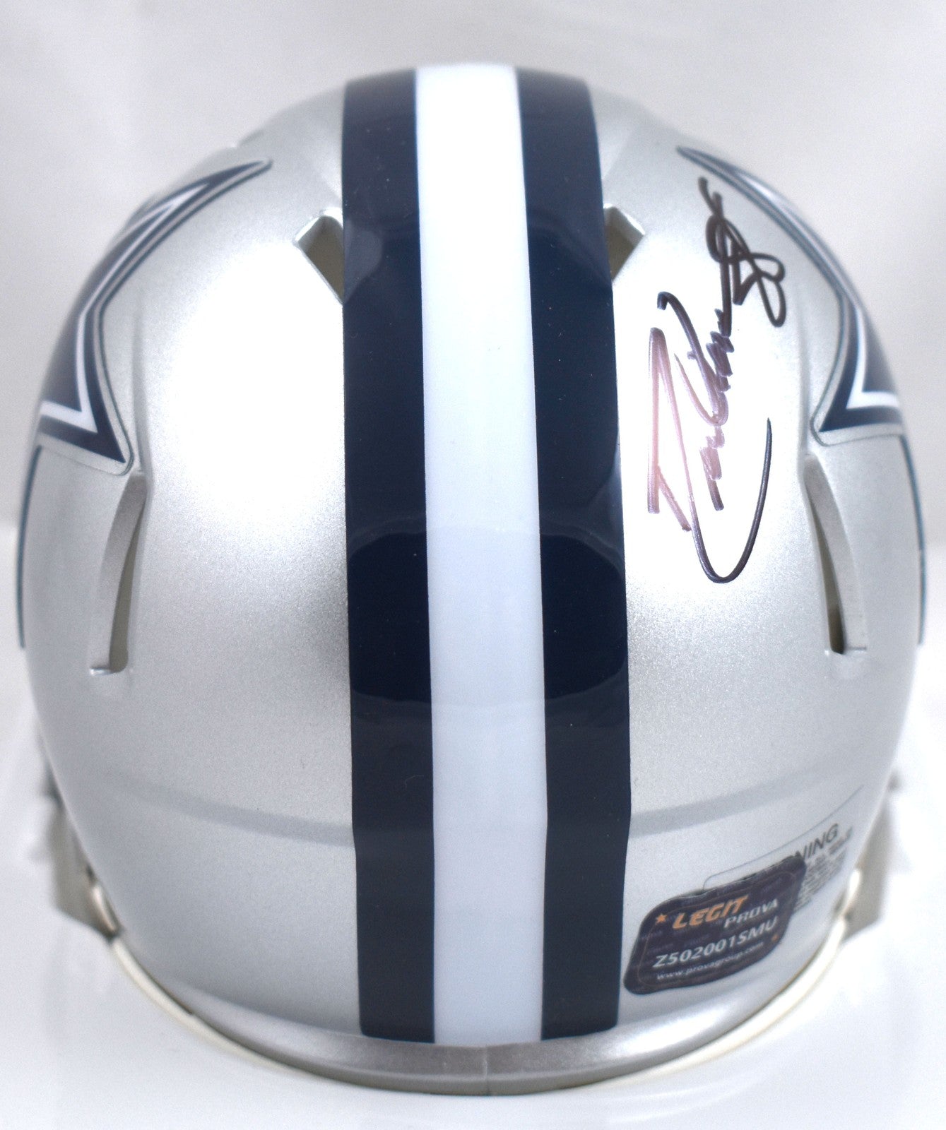 Drew Pearson Autographed Dallas Cowboys Black Speed Mini Helmet