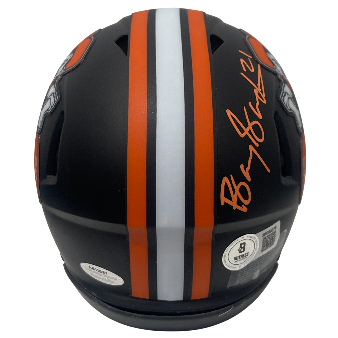 Barry Sanders & Thurman Thomas Signed Oklahoma State Mini Helmet