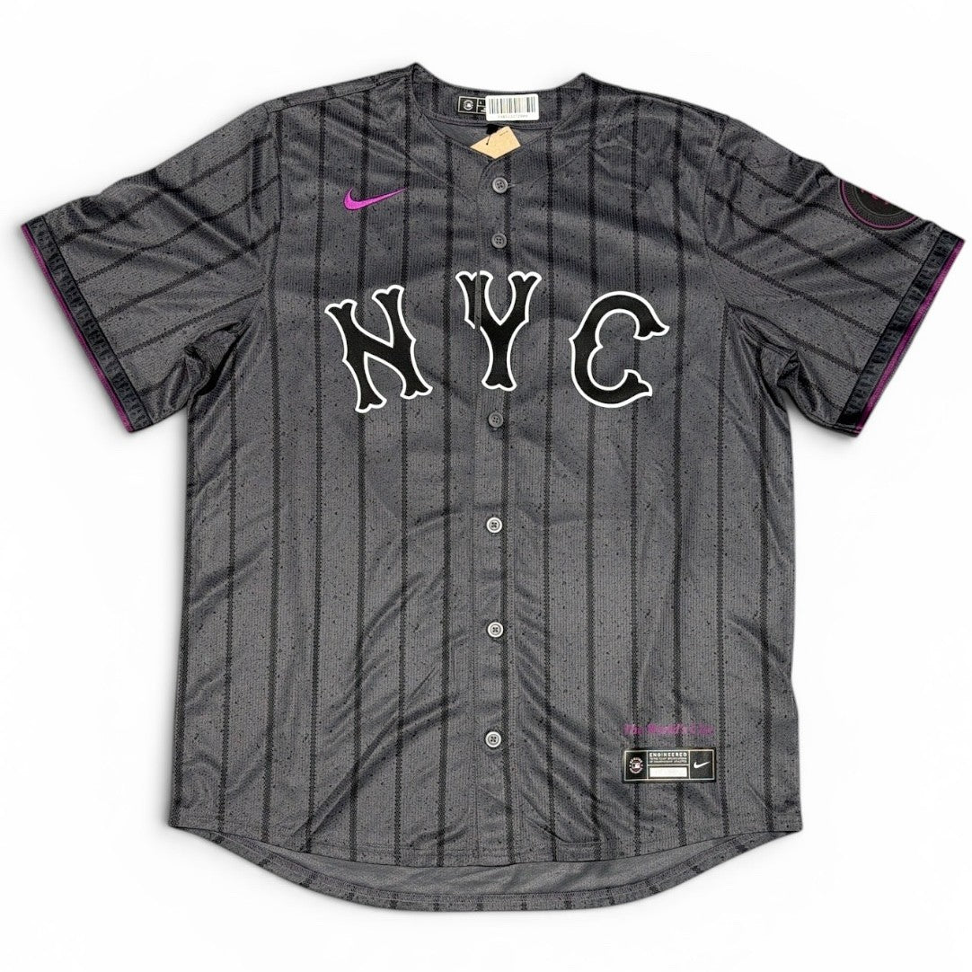 Nolan McLean Signed New York Mets City Connect Jersey