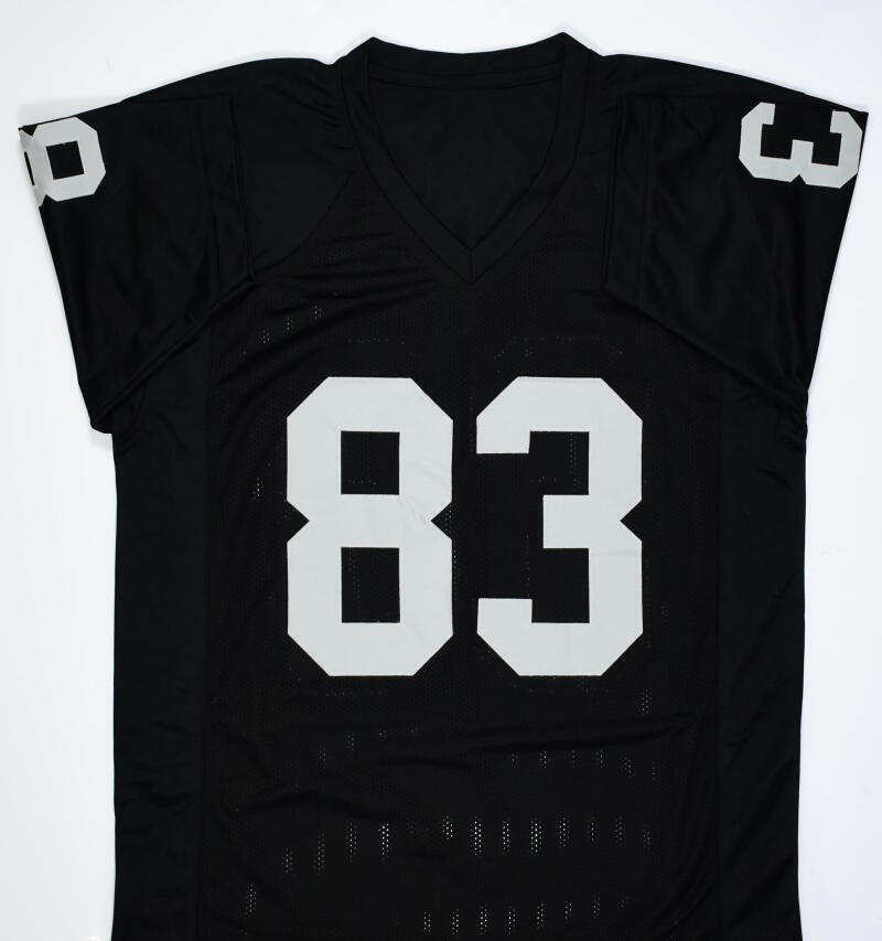 Ted Hendricks Signed Black Custom Football Jersey (HOF Inscribed)