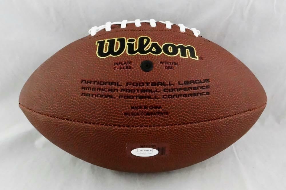 Ray Lewis Autographed Baltimore Ravens Wilson NFL Super Grip Football