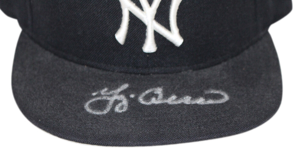 Yogi Berra Signed New York Yankees New Era Baseball Hat (Size 7 1/2)