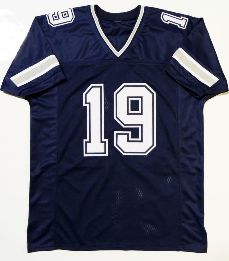 Amari Cooper Autographed Blue Custom Pro Style Jersey