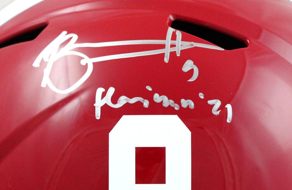 Bryce Young Signed Alabama Crimson Tide Full Size Speed Helmet Heisman '21