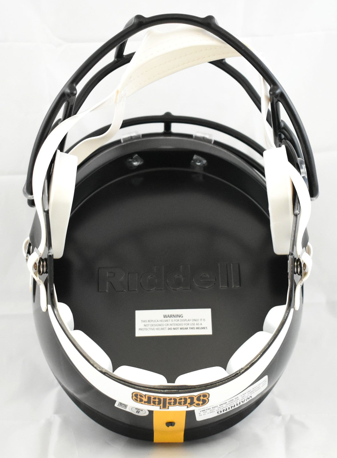 T.J. Watt Signed Pittsburgh Steelers White Full Size Speed Helmet