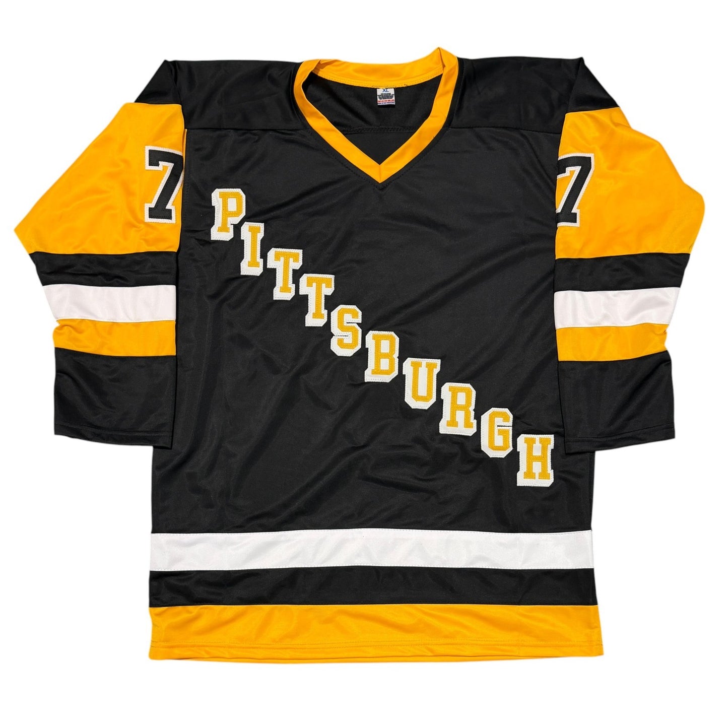 Joe Mullen Signed Pittsburgh Penguins Custom Hockey Jersey (JSA COA)