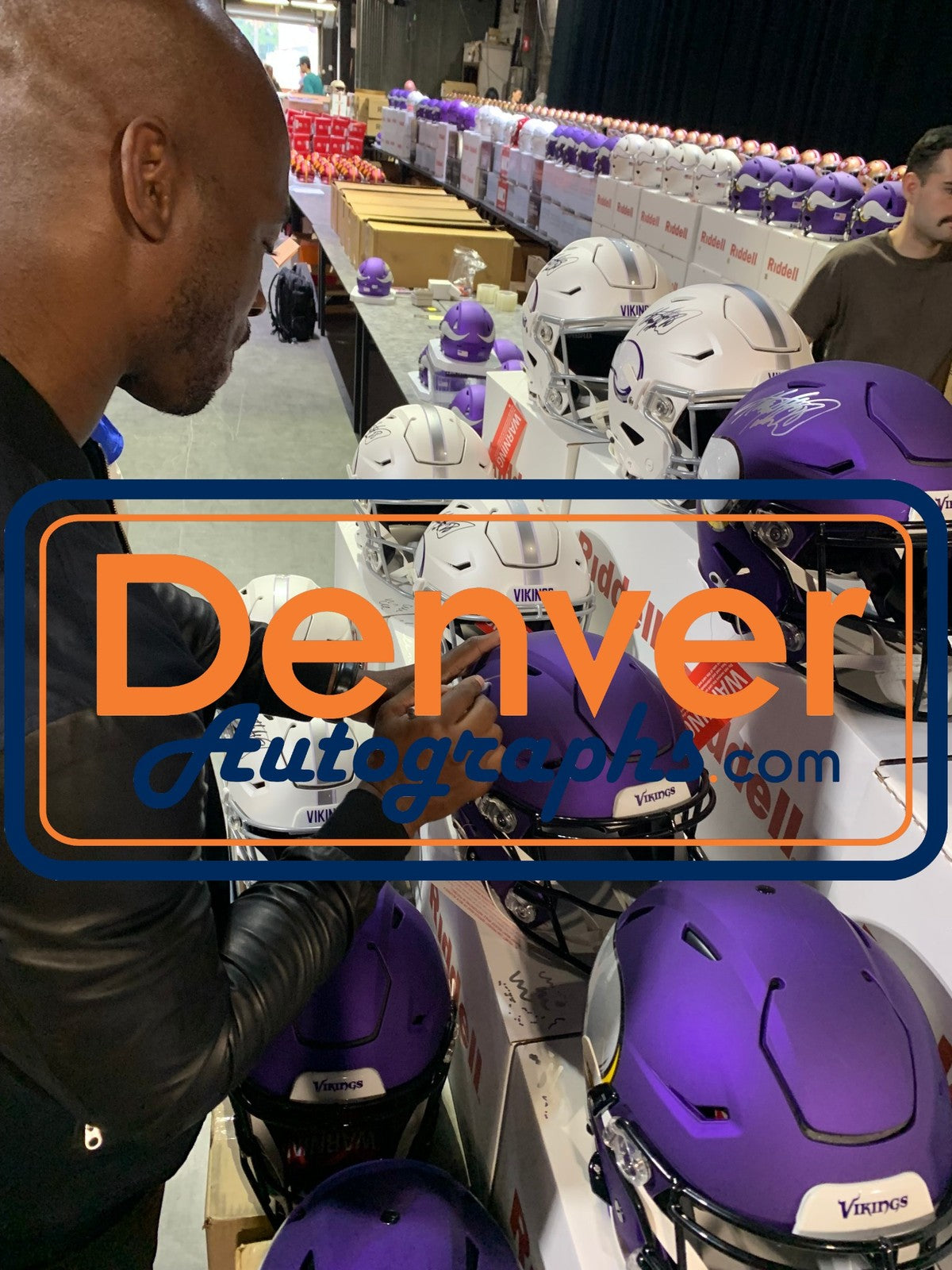 Adrian Peterson Signed Minnesota Vikings Authentic SpeedFlex Helmet