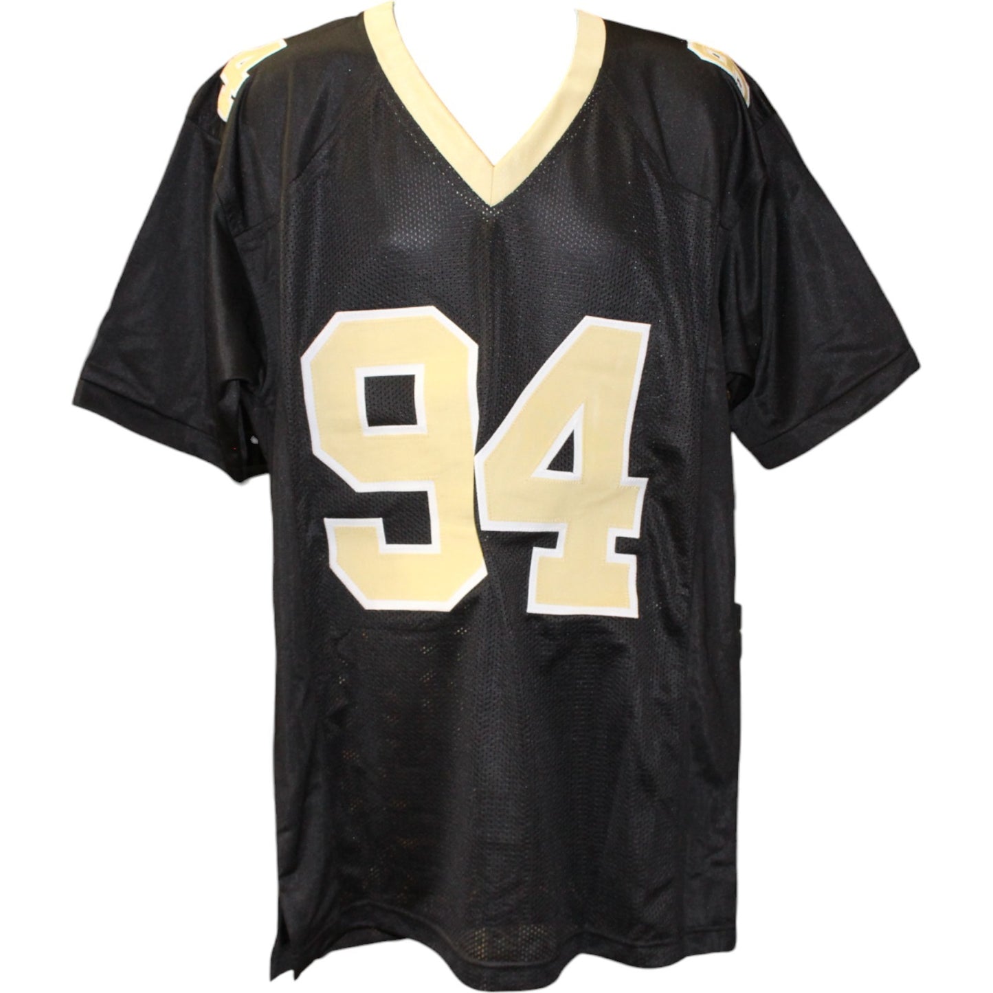 Cam Jordan Signed Black Custom Football Jersey (BAS COA)