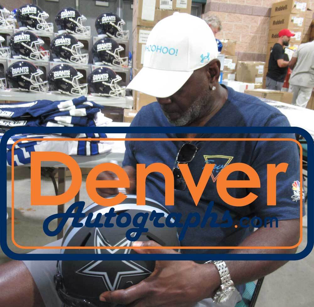 Emmitt Smith Dallas Cowboys Signed Full Size Eclipse Speed Helmet