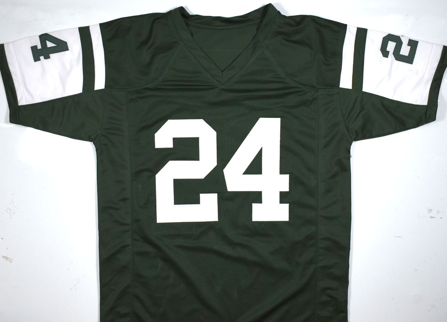 Darrelle Revis Signed New York Jets Green Custom Jersey