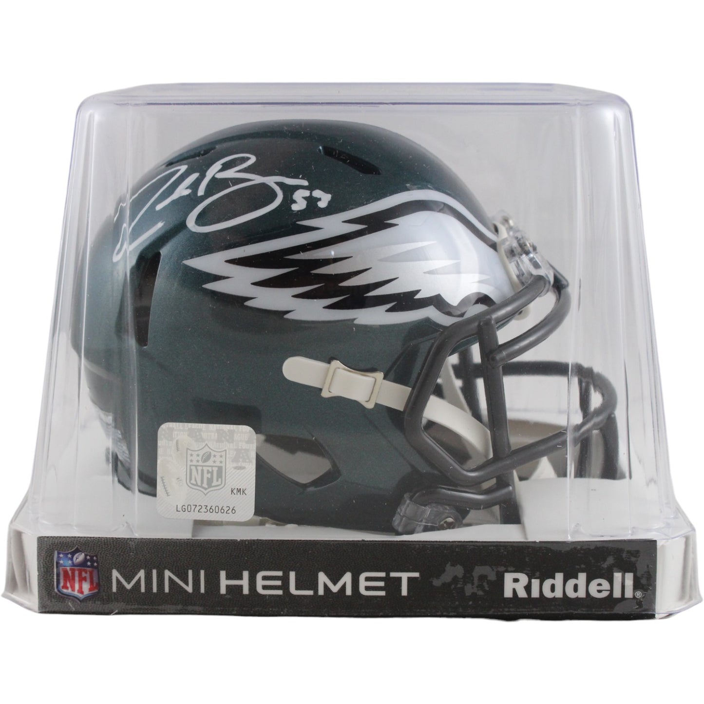 Zack Baun Autographed Philadelphia Eagles Speed Mini Helmet