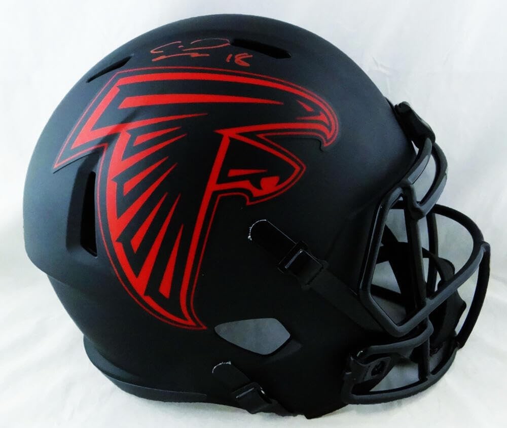 Calvin Ridley Signed Atlanta Falcons Eclipse Full Size Helmet